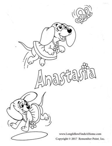 longfellow wiener dog coloring book